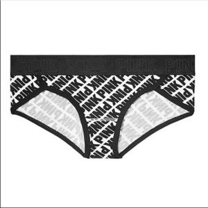 New Victoria’s Secret PINK Logo Curved Hem Hipster